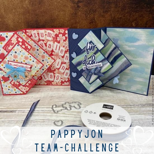 Team-Challenge Teil 2 zum Valentinstag Teil 1 mit Stampin' Up! Produkten