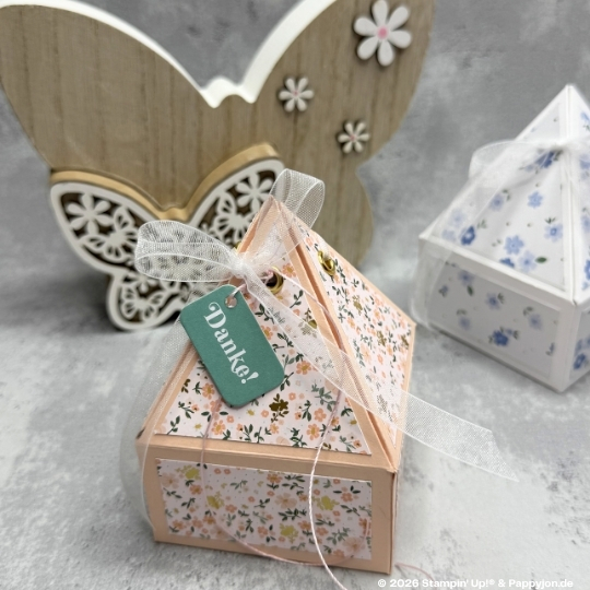 Pyramiden-Box Blumen-Boutique mit Stampin' Up! Produkten