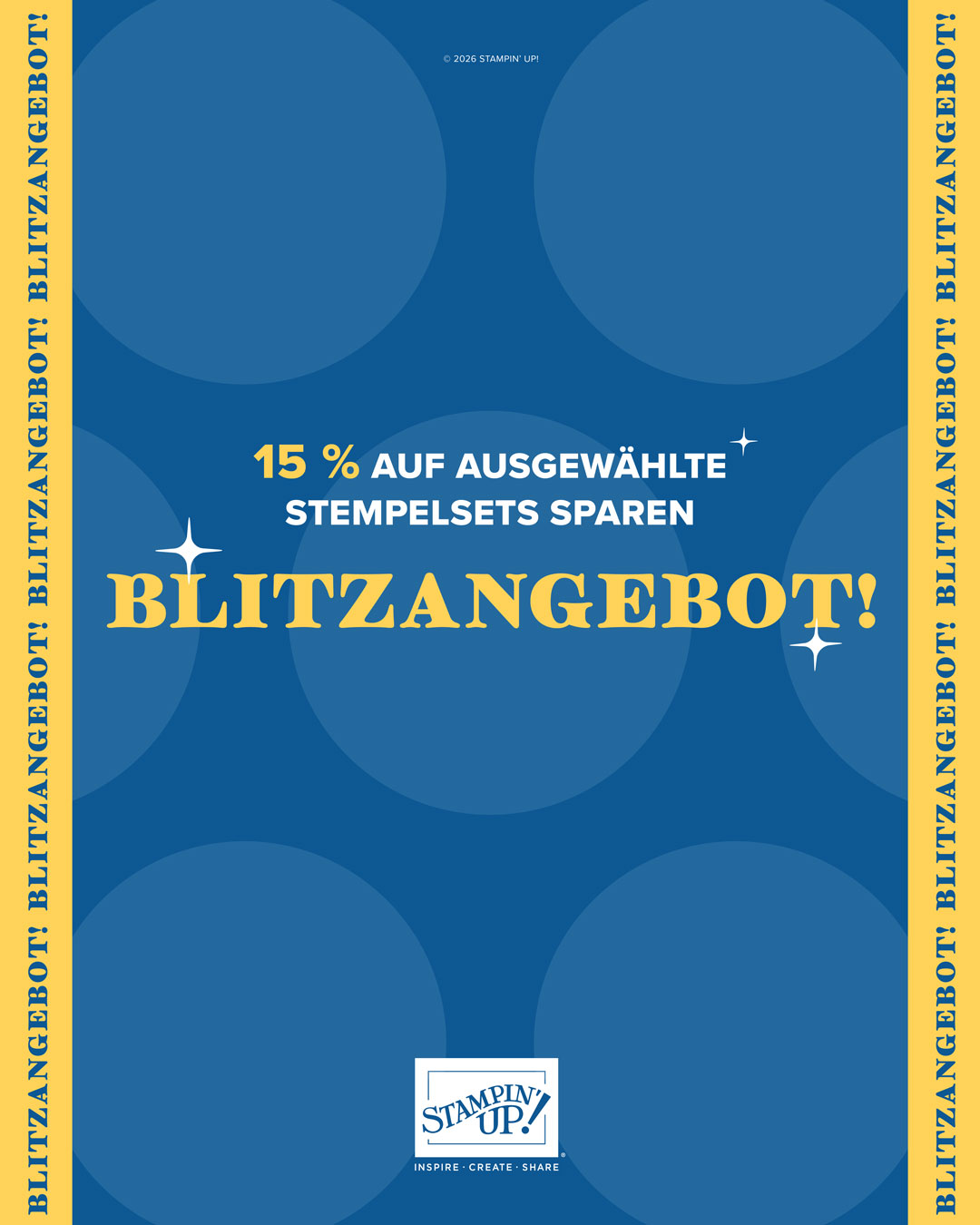 Blitzangebot auf ausgewählte Stempelsets